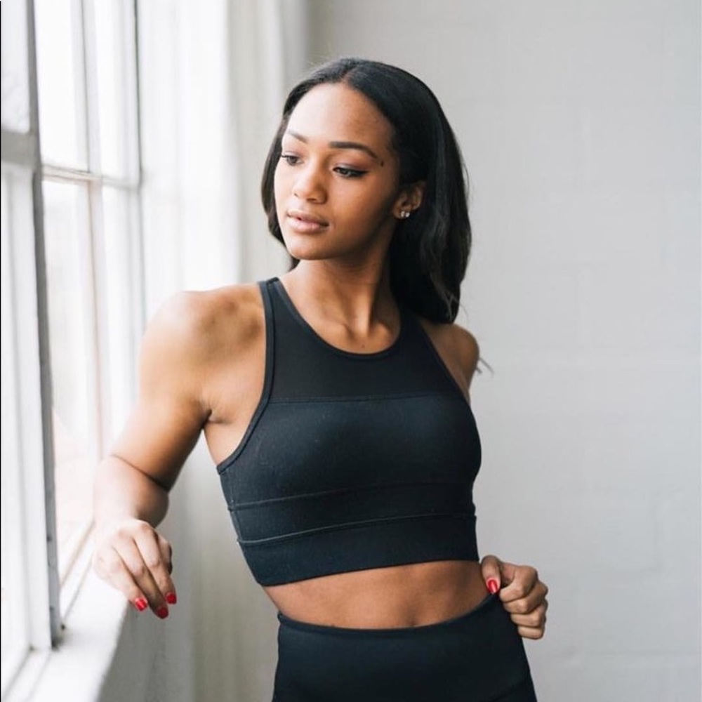 NWT Zyia Black All Star Bra